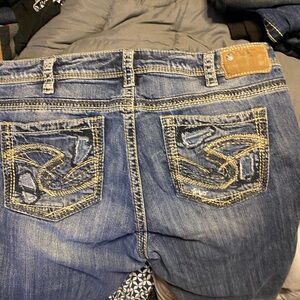 Stylish Silver Brand  Jeans for Women